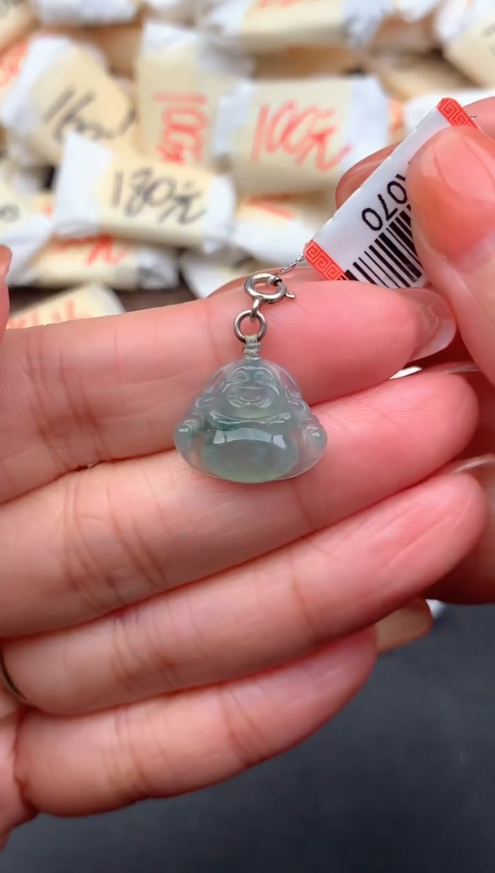 银S925镶嵌挂件翡翠福利