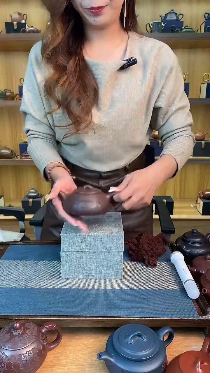 【闪购商品】紫砂茶壶老紫泥天道酬勤石瓢【菲】