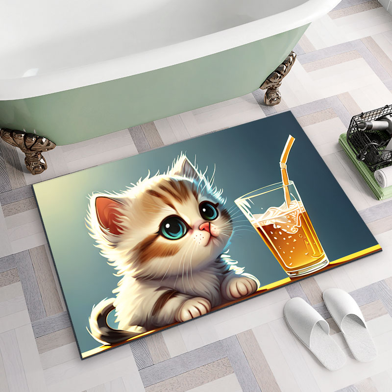 【烦心的猫咪】多功能吸水垫入户门玄关厨房卫浴家用脚垫地垫