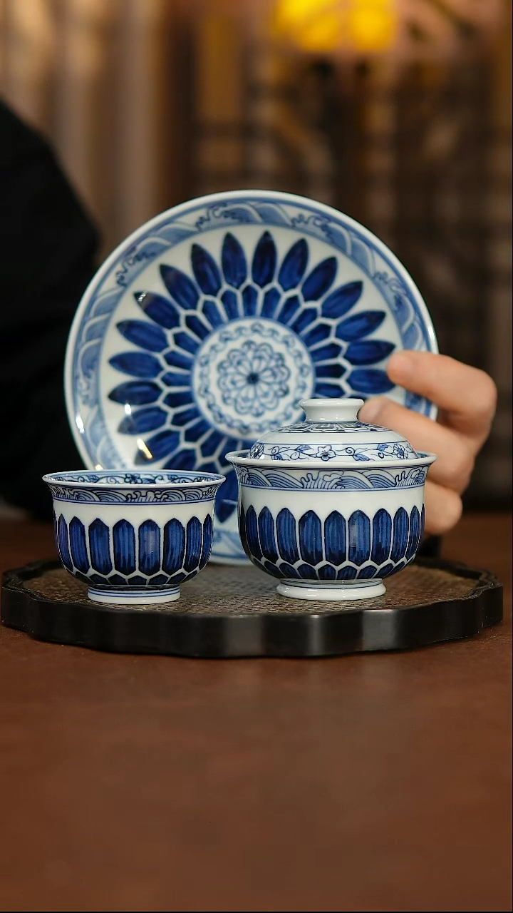 【闪购商品】杯景德镇陶瓷杯盖碗18