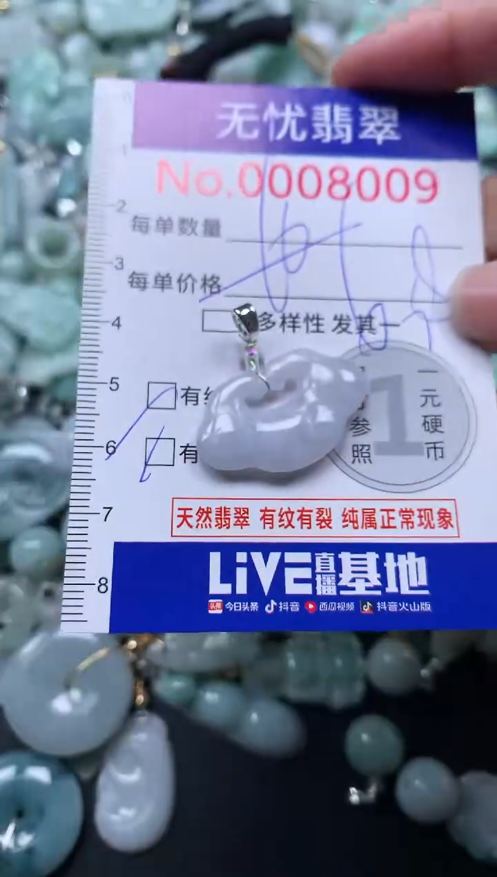 颈饰未镶嵌翡翠8009