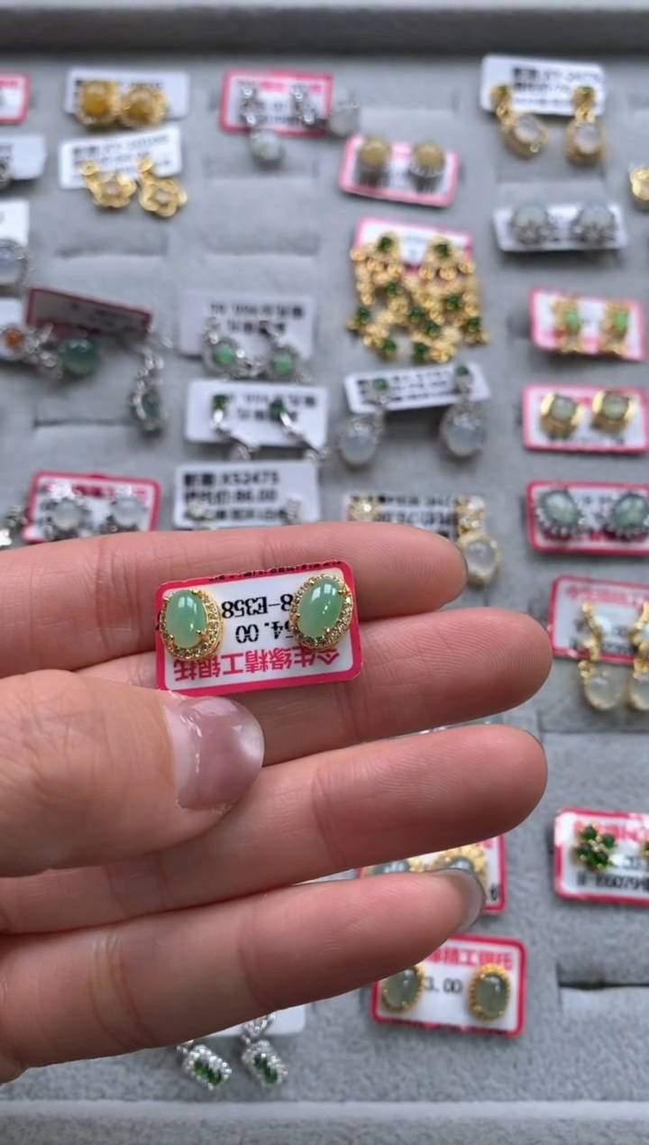 【闪购商品】翡翠戒指银S925镶嵌11111--1