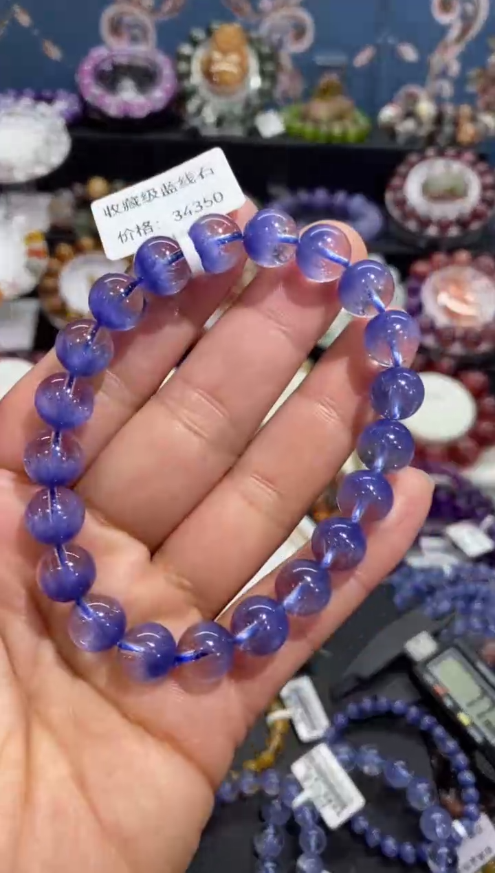 【闪购商品】水晶手串未镶嵌蓝线石9+