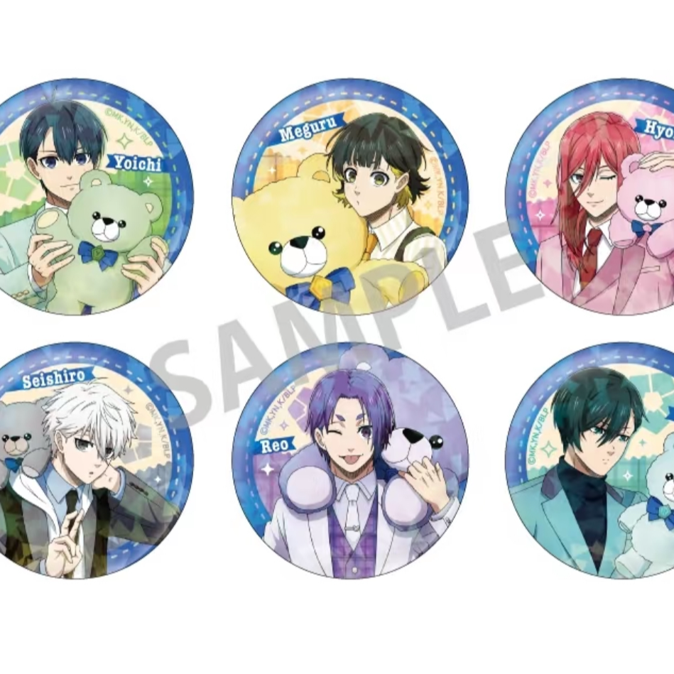 蓝色监狱泰迪熊抱熊闪吧唧日谷盲盒