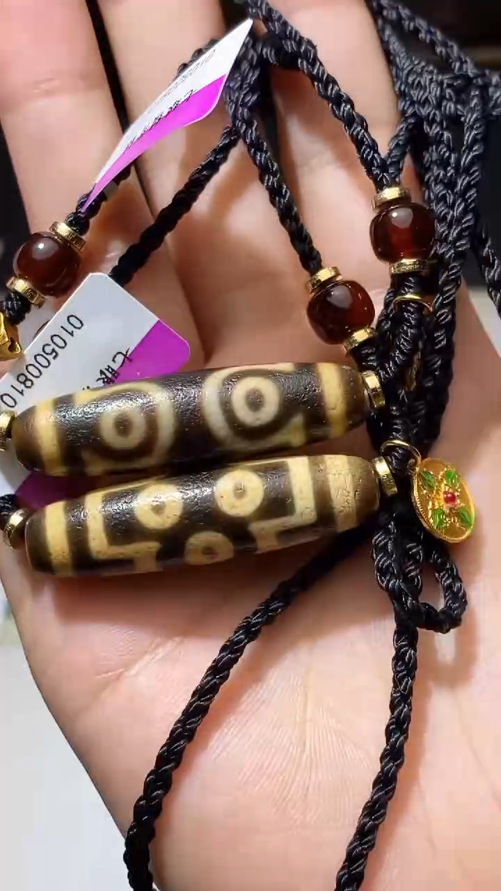 玛瑙/玉髓颈饰未镶嵌Q32819七眼项链多样性发其一