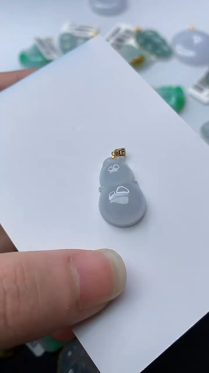 【闪购商品】翡翠颈饰18K金镶嵌29..........
