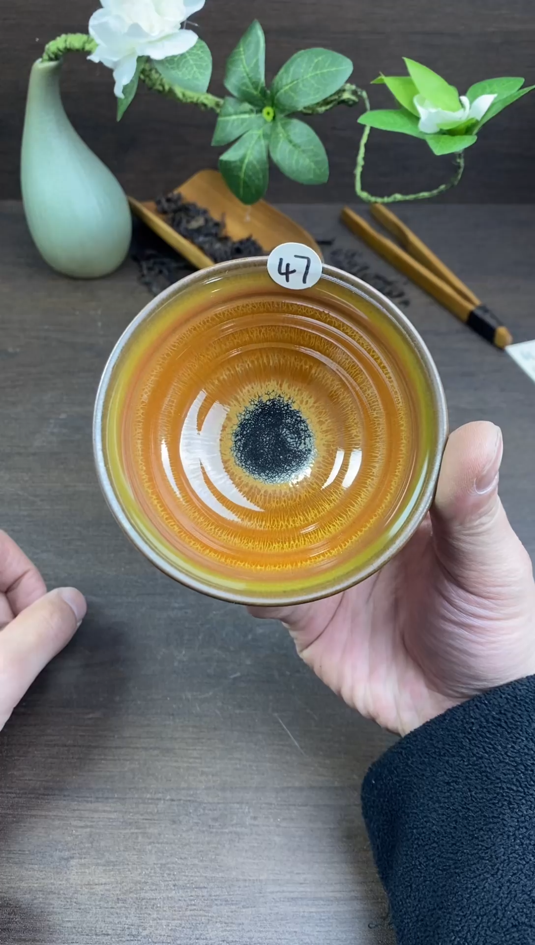 茶盏全手工原矿原釉建盏