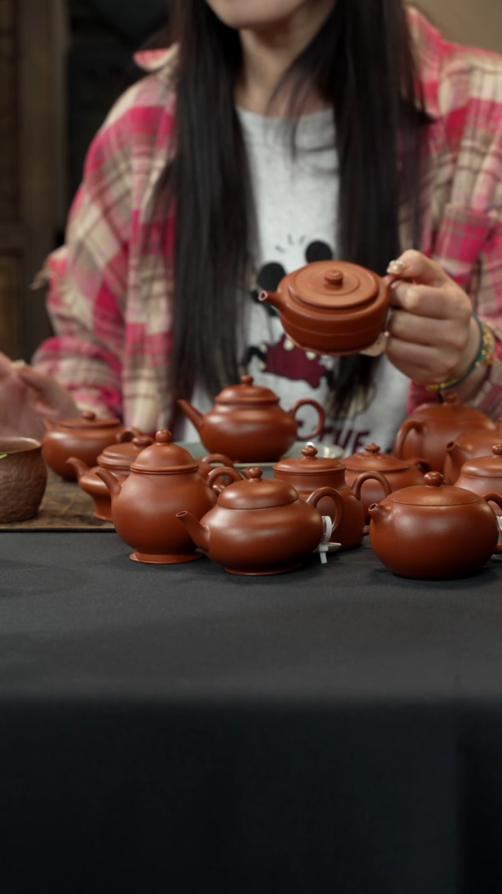 【闪购商品】紫砂茶壶朱泥韵玉壶110cc