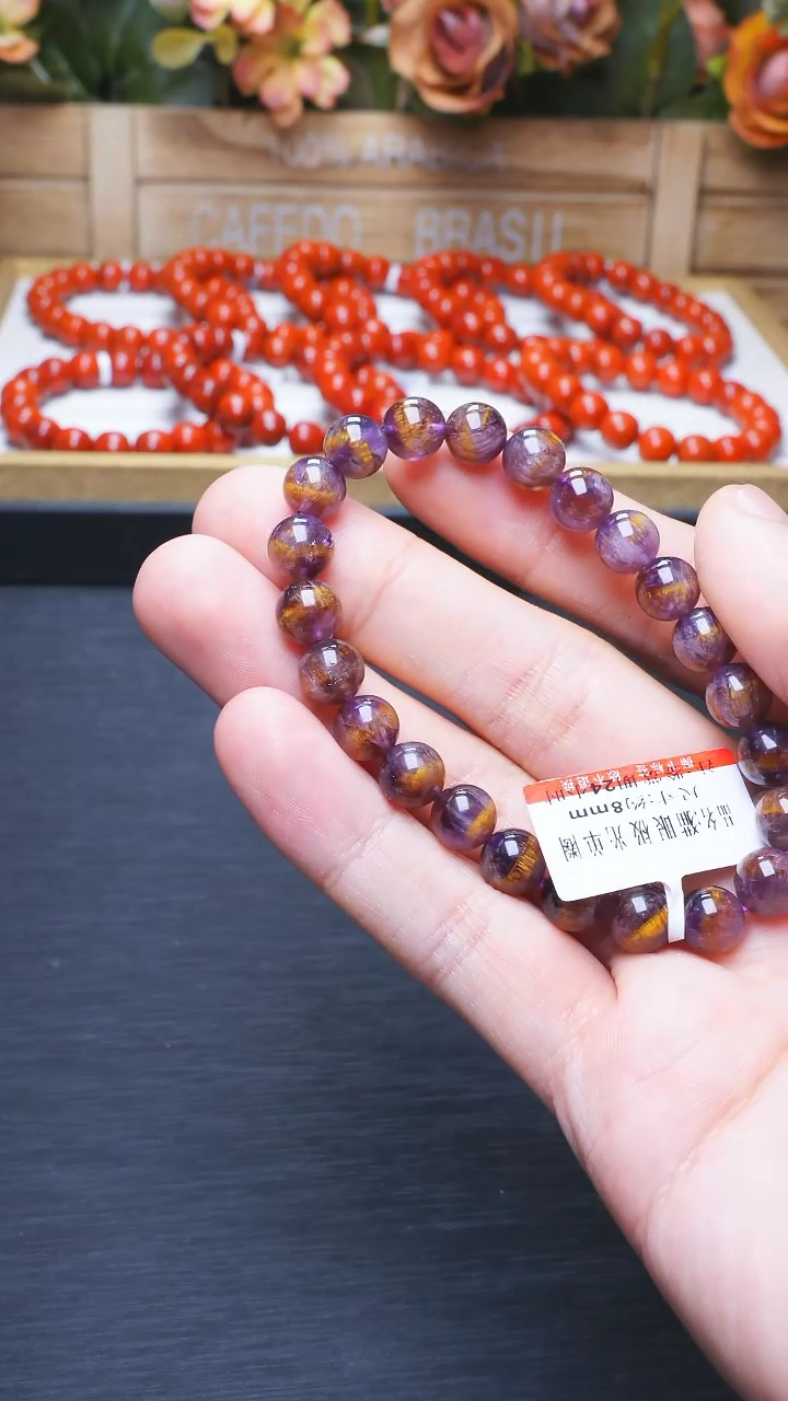 【闪购商品】水晶L025猫眼极光单圈约8mm未镶嵌多样性发其一