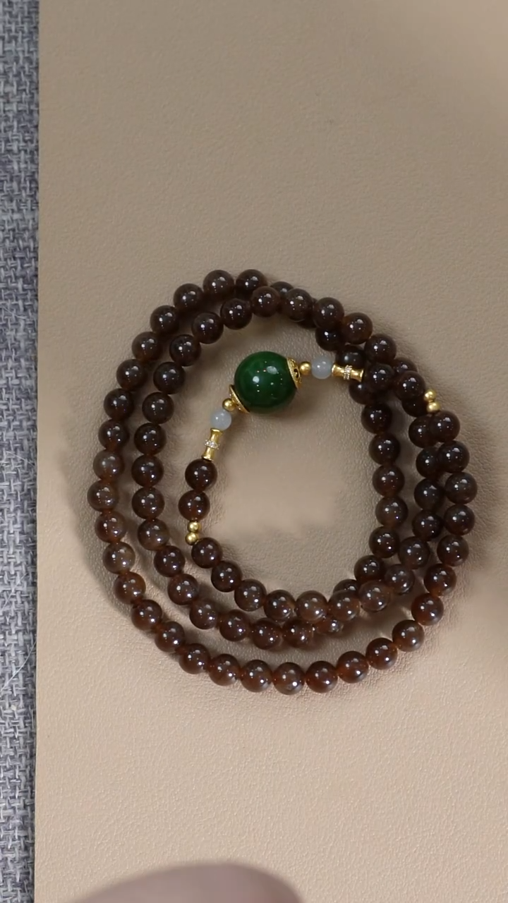 银S925镶嵌和田玉挂件LUCKW-35