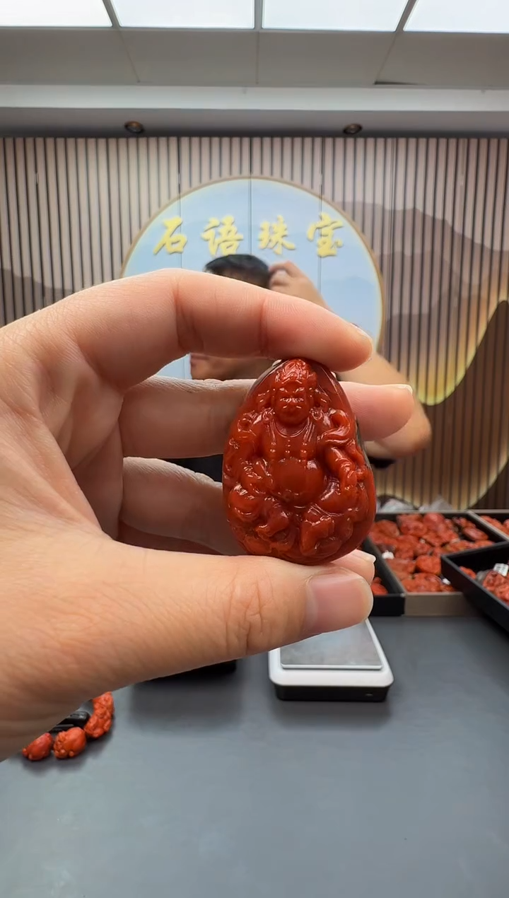 南红玛瑙雕刻未镶嵌057ZB0812产品一个