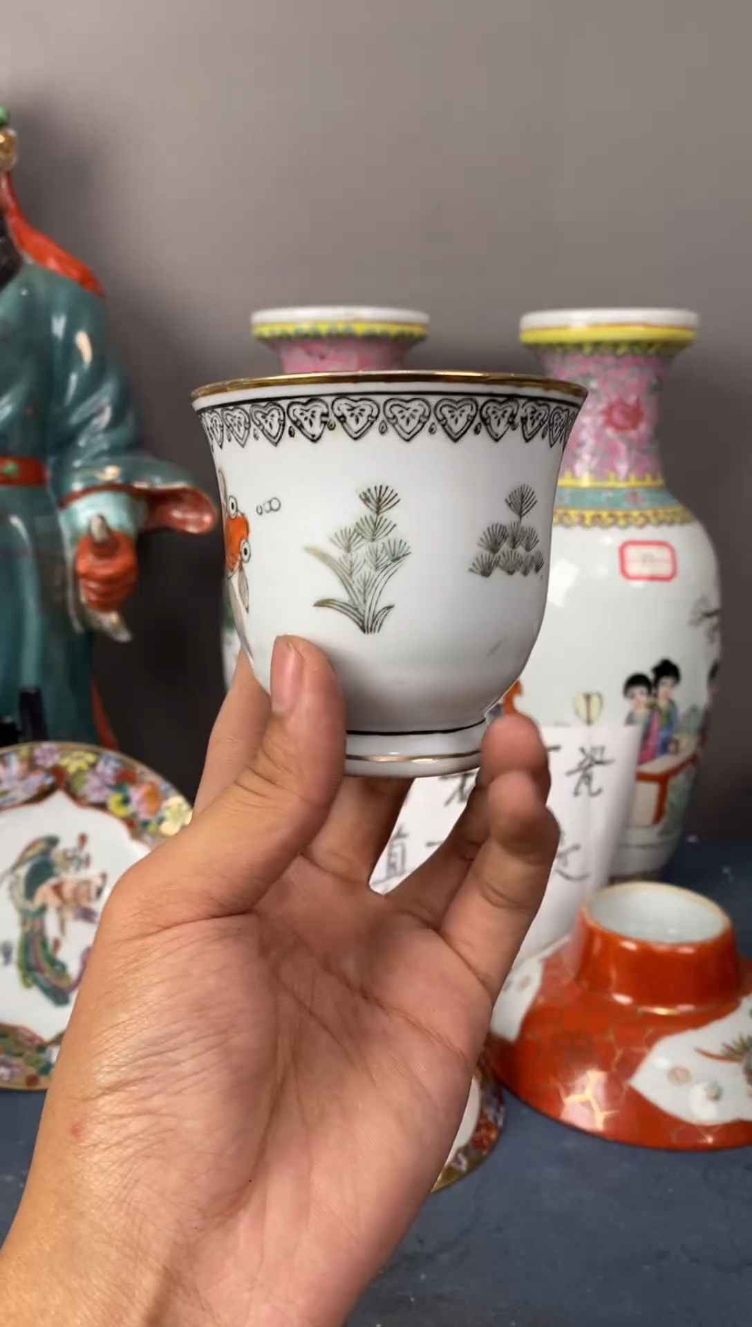 摆件陶567老厂瓷微瑕慎拍（已开价）