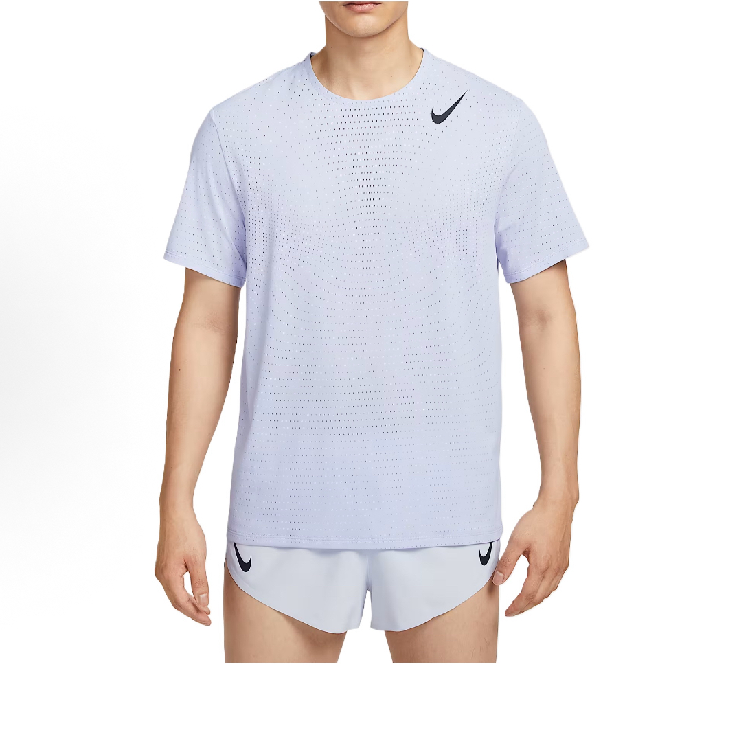 【滔搏联动】NIKE耐克男子跑步速干针织无领短袖HJ3378-057
