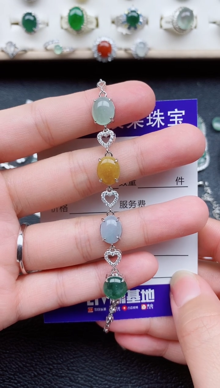 【闪购商品】翡翠戒指银S925镶嵌111111