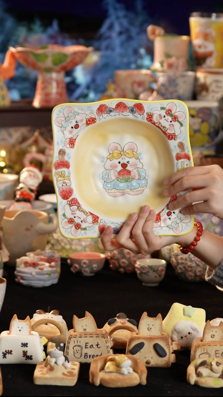 其他陶景德镇釉下彩手绘设计师款陶瓷