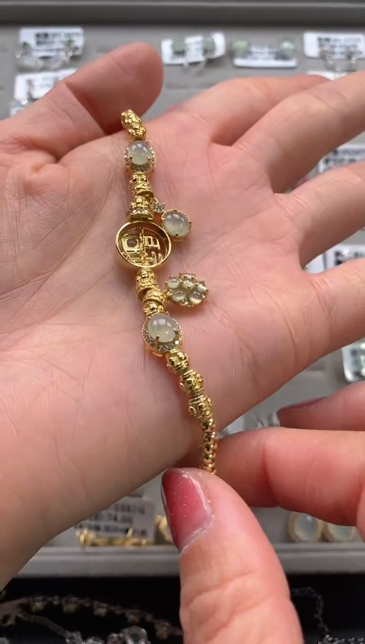 【闪购商品】翡翠戒指银S925镶嵌1111111111     5