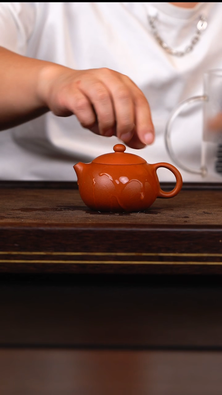 茶壶紫砂大红泥西施