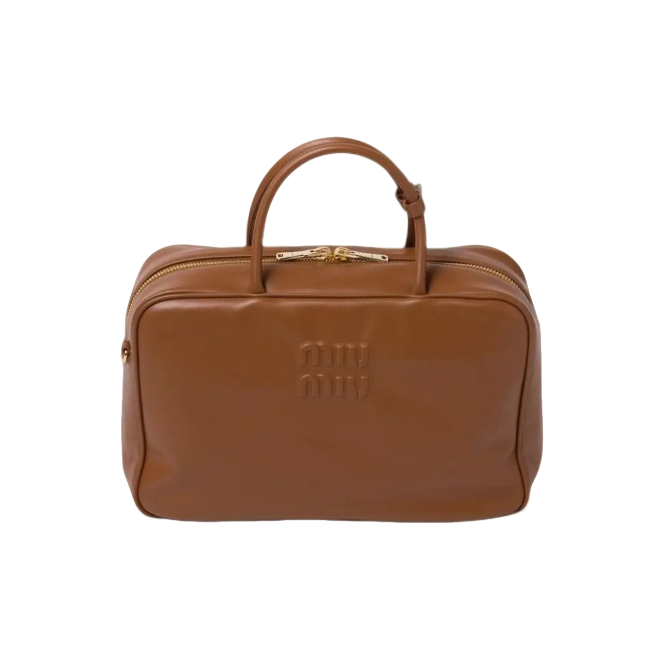 99新 MIU MIU/缪缪 新款Beau公文包手拎包保龄球包通勤包