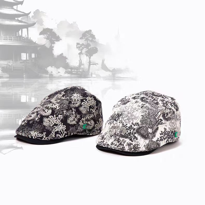 HATTERS'HUB/帽仕汇2025春夏新品·宋锦提花新中式国风鸭舌帽