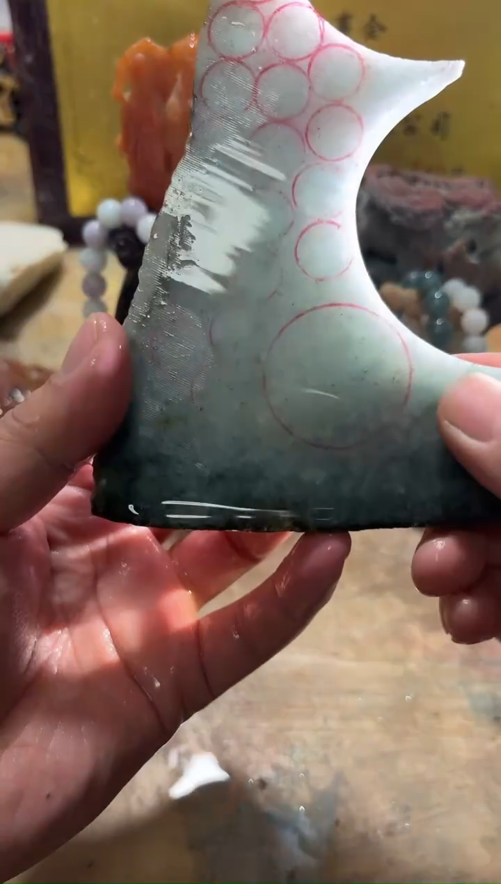 未镶嵌挂件翡翠A货常星7089