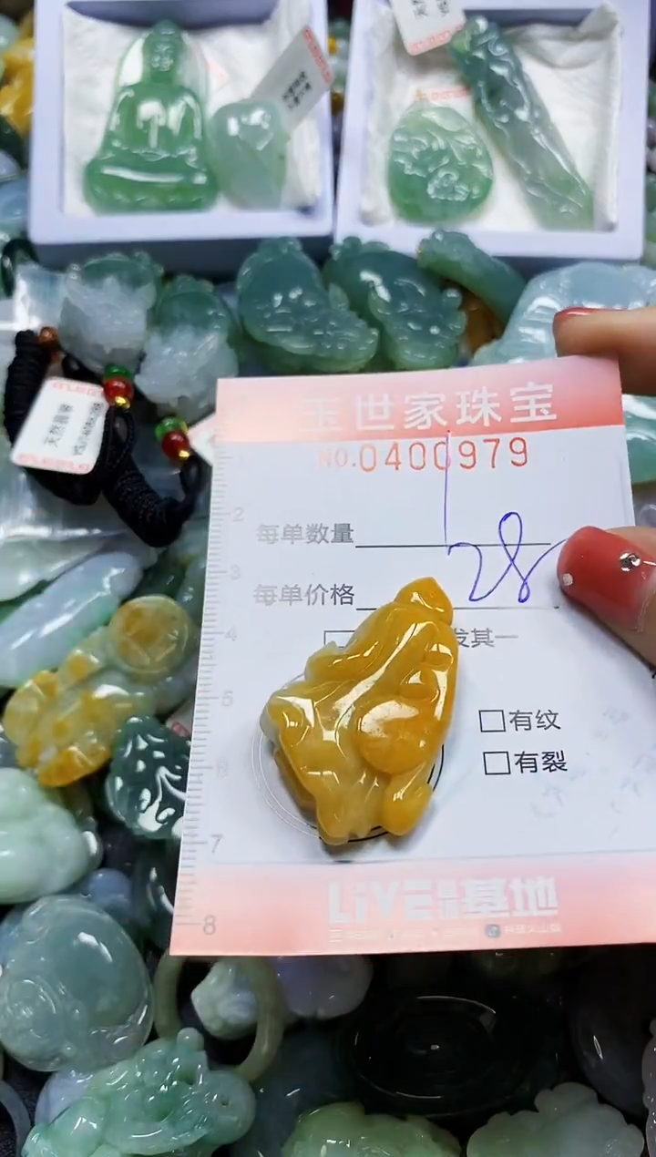颈饰未镶嵌翡翠闪购0400979