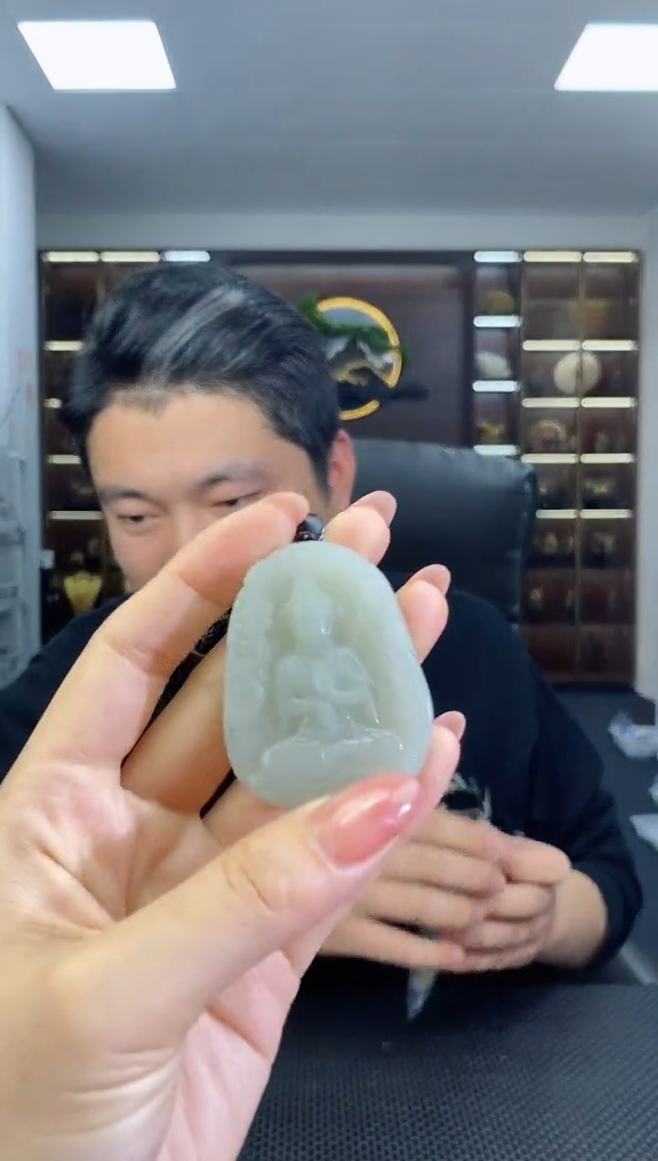 【闪购商品】和田玉颈饰未镶嵌观音清货1