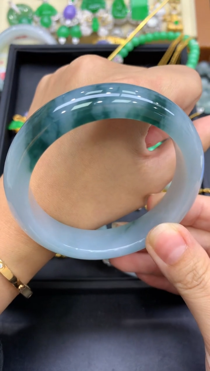 未镶嵌手镯翡翠572-中国好珍宝