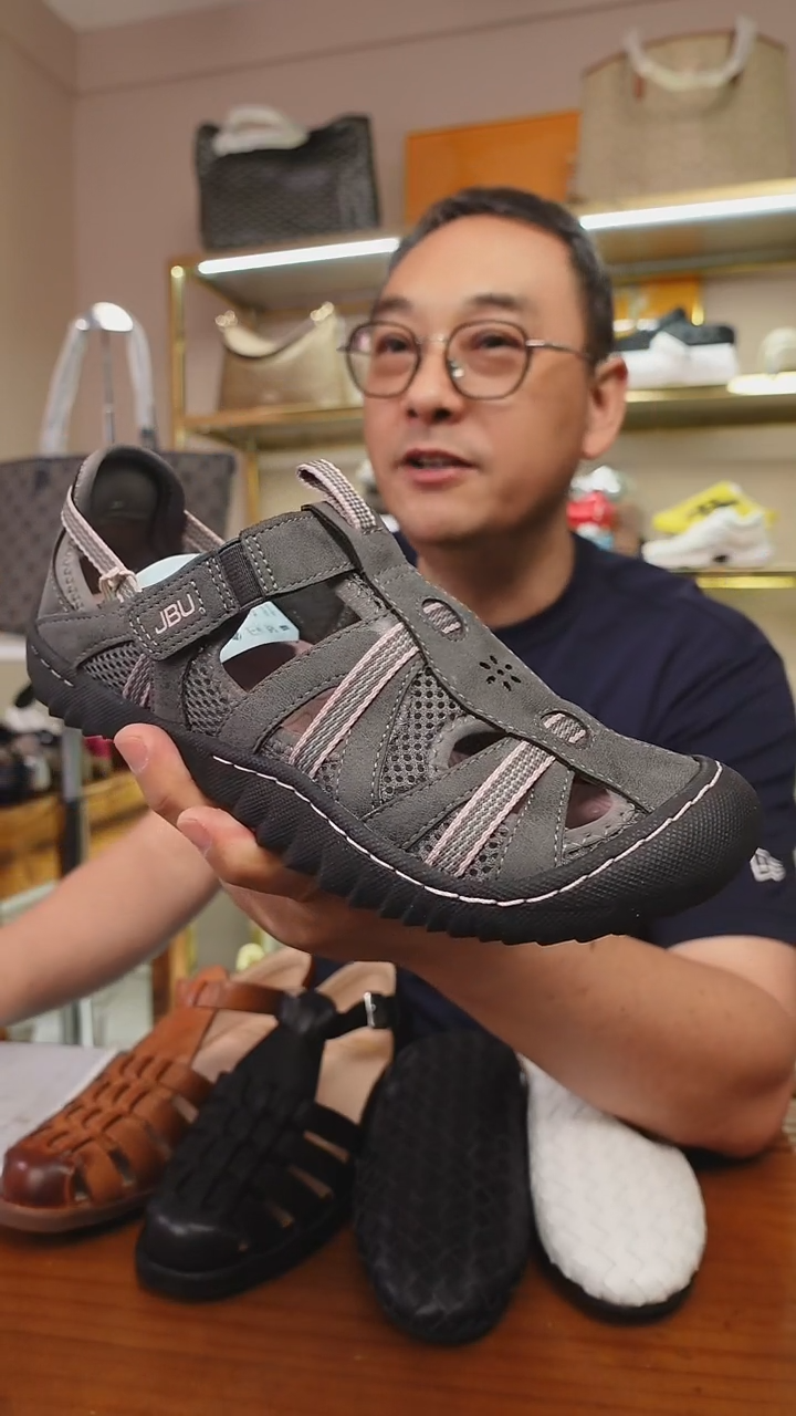 一字式扣带894捡漏38码溯溪鞋