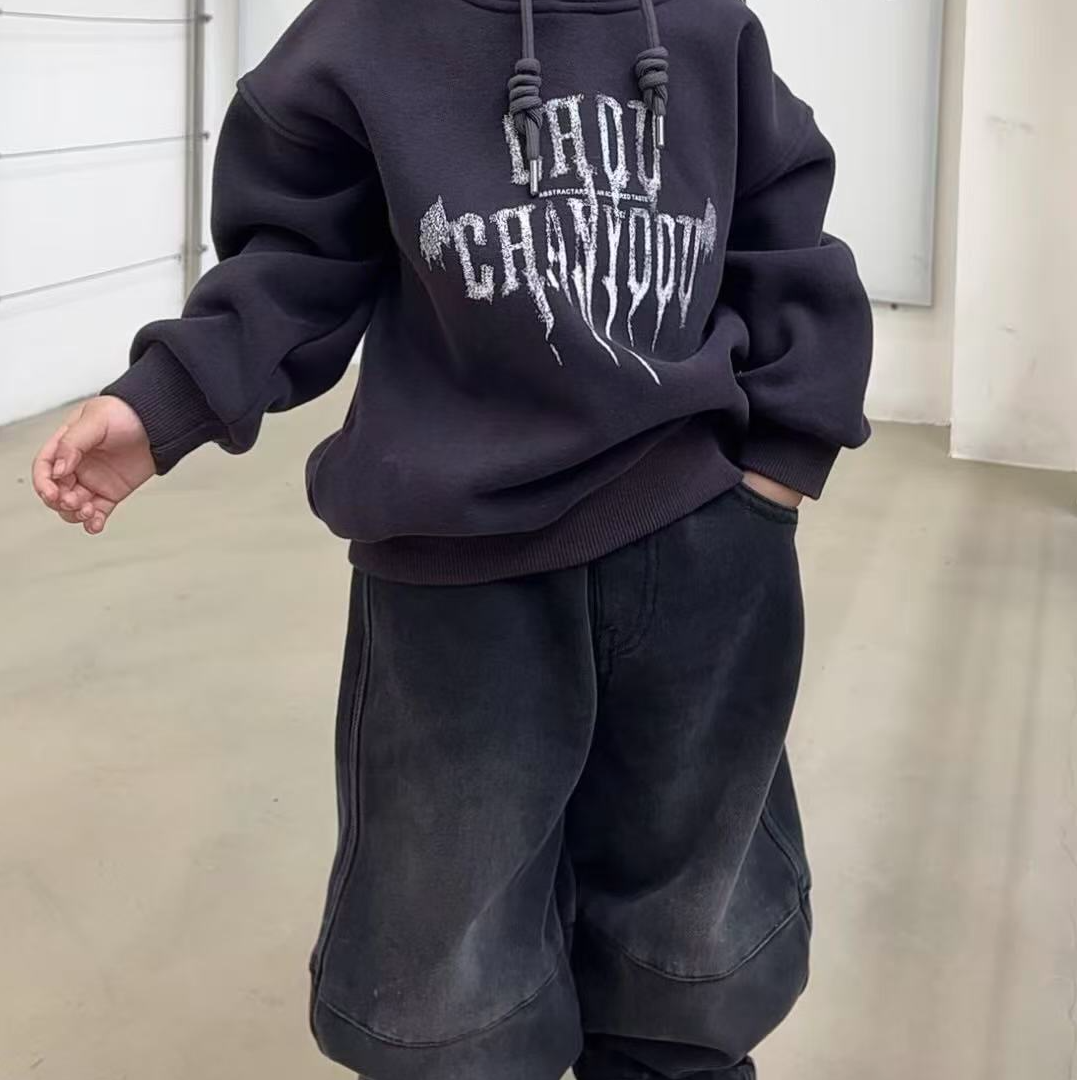 【棉逗熊品牌】男童韩版秋季休闲中大童百搭裤子-17218