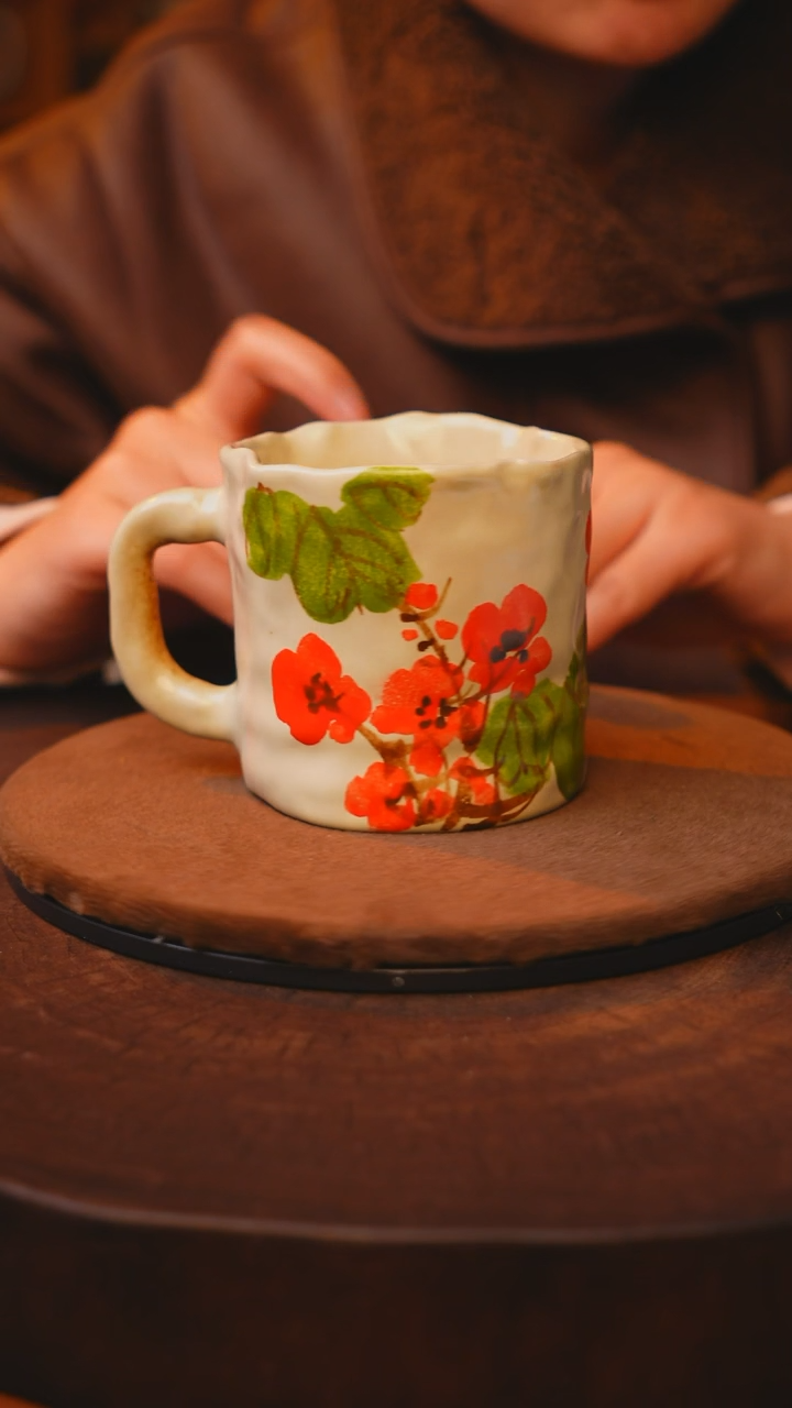 【闪购商品】瓷片景德镇手绘瓷器高温釉下彩---