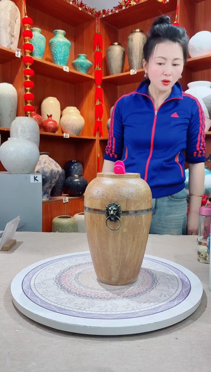 【闪购商品】瓶陶瓷花瓶 无花 a707