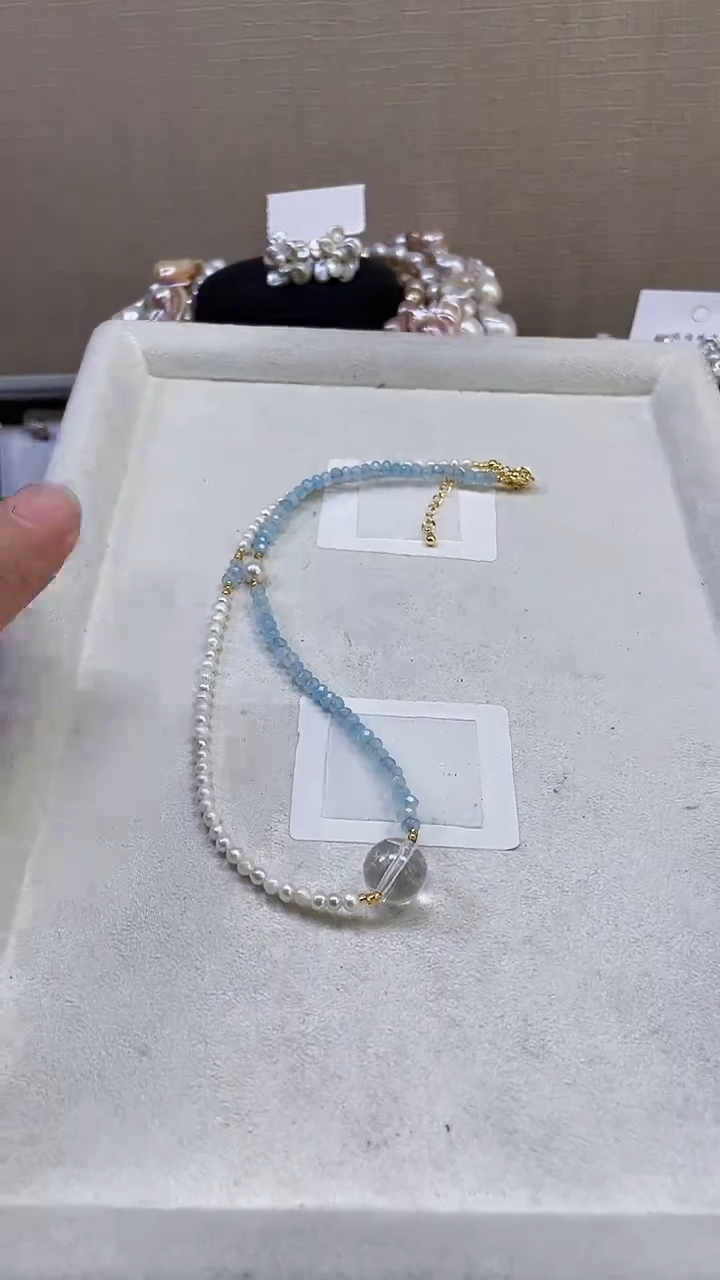 未镶嵌项链淡水珍珠【纯恬饰品】