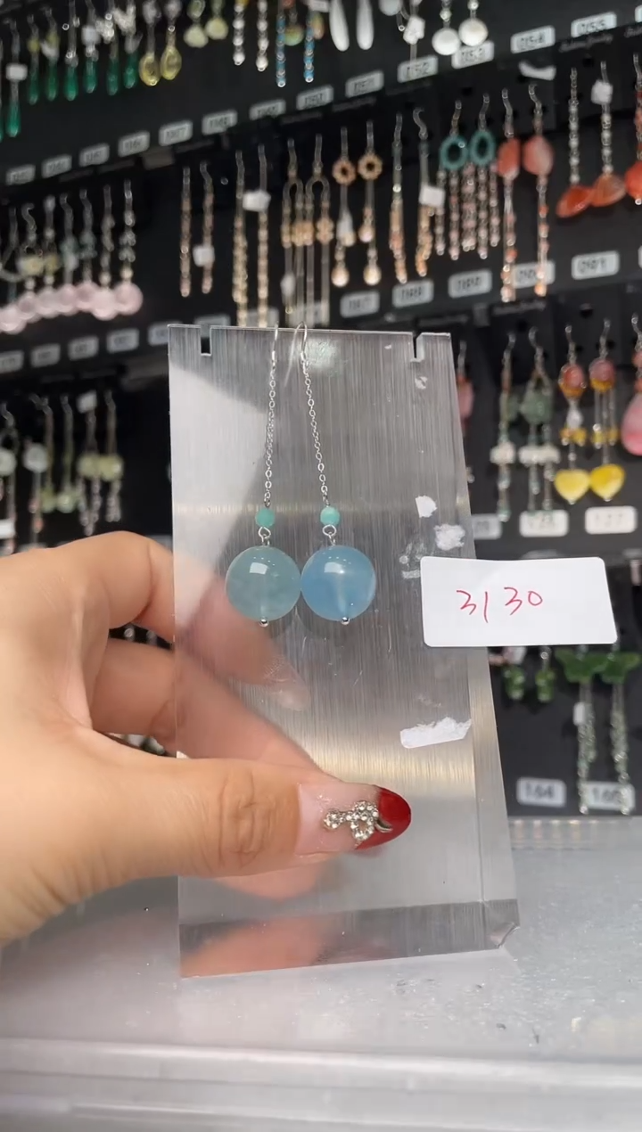 【闪购商品】紫晶耳饰银S925镶嵌喜欢拍