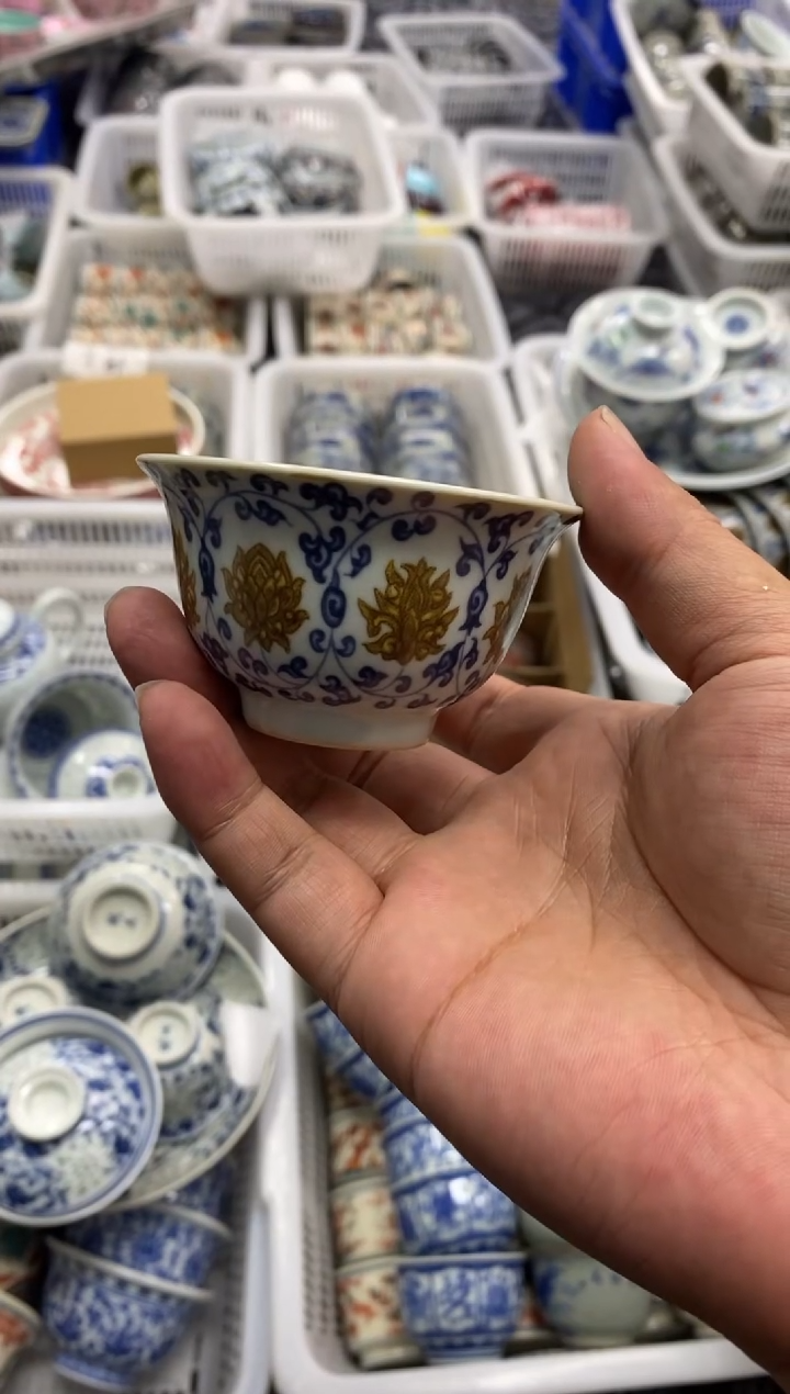 陶瓷景德陶瓷茶具容量约80