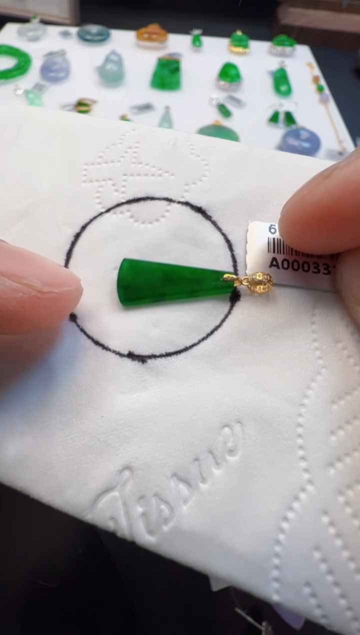 【闪购商品】定制翡翠18K金镶嵌168元