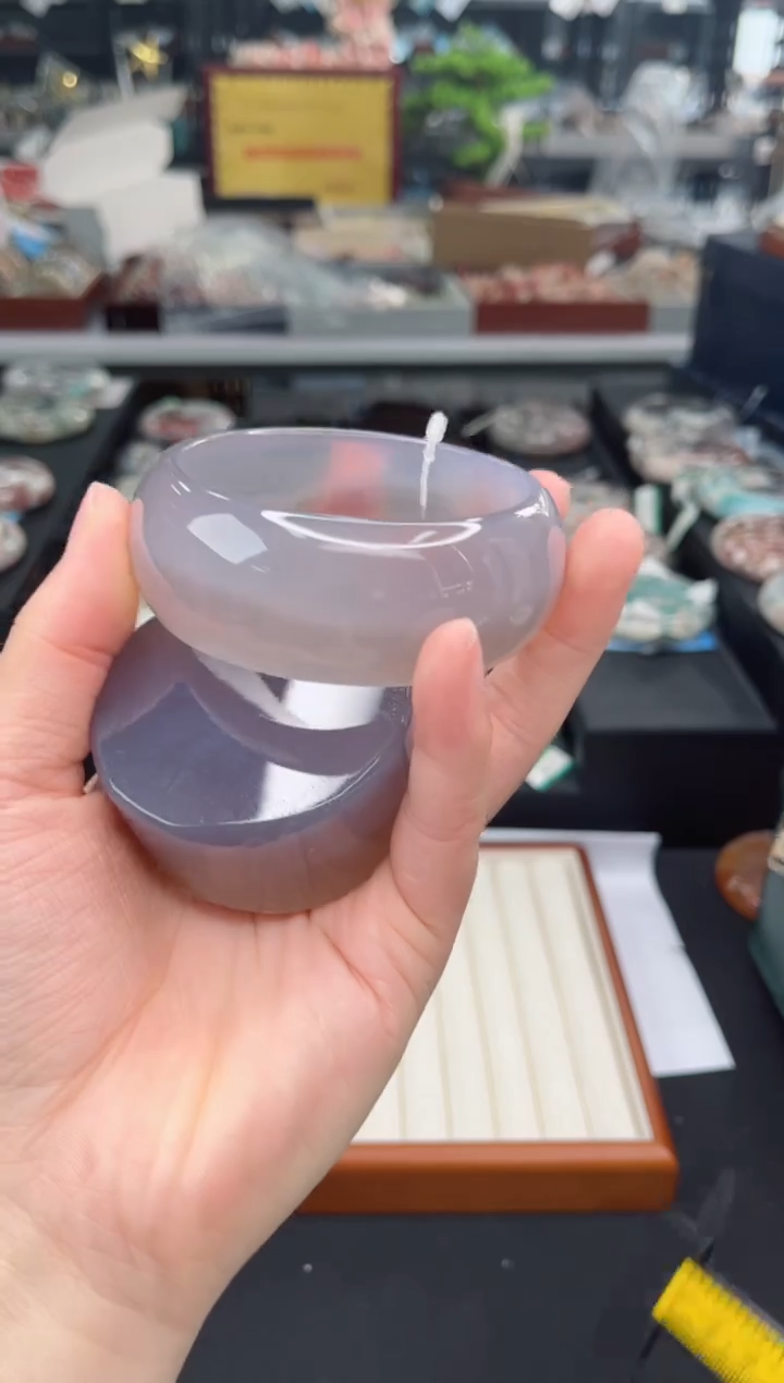 【闪购商品】石英质玉手镯未镶嵌62圈口（赠品镯心）S936489