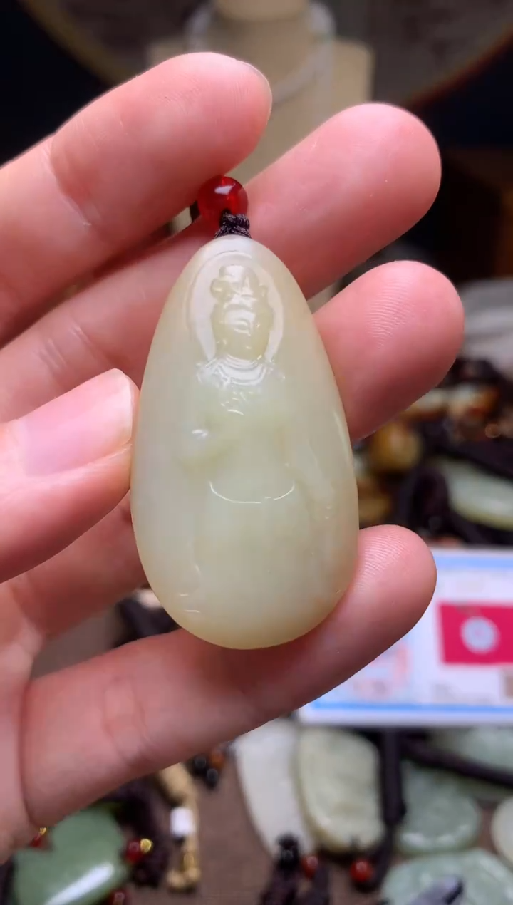 颈饰未镶嵌和田玉新疆料青海料清水和田玉吊坠