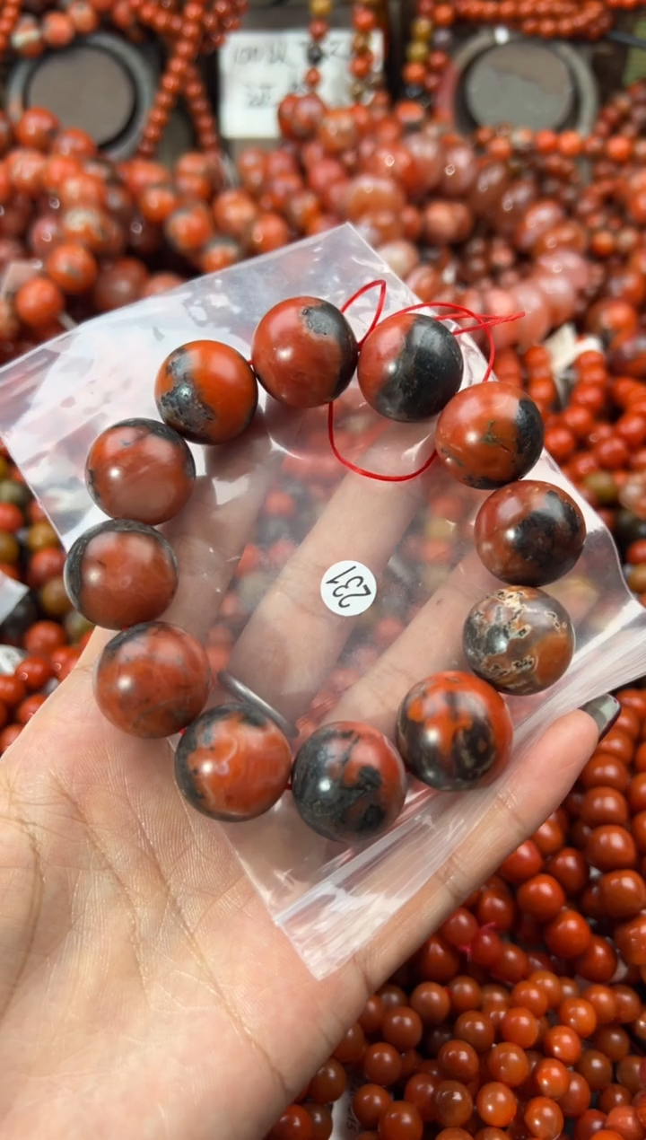 未镶嵌手串南红玛瑙玉**冈19