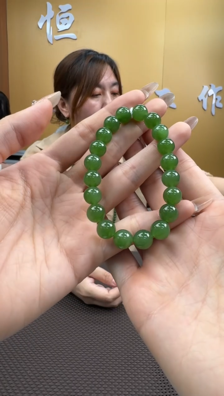 【闪购商品】和田玉手串未镶嵌9-10