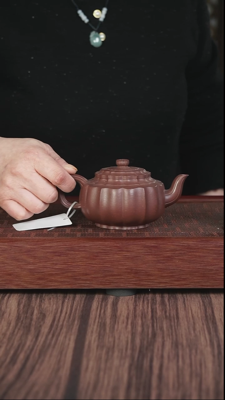 【闪购商品】紫砂茶壶底槽清  筋纹  雪华