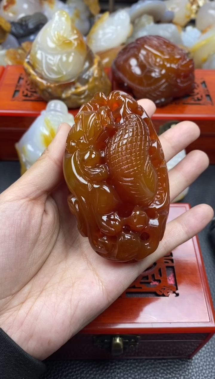 玛瑙/玉髓未镶嵌手把00