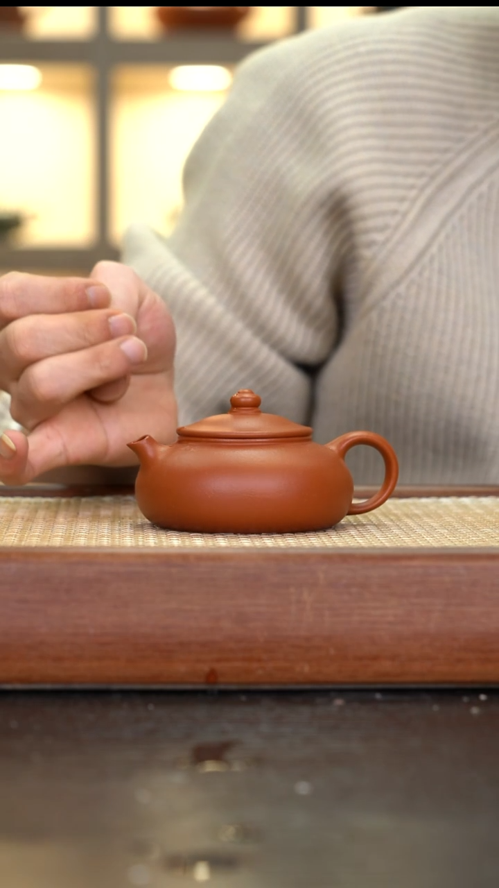 茶壶紫砂   LD   赵庄朱泥    寒江  150cc