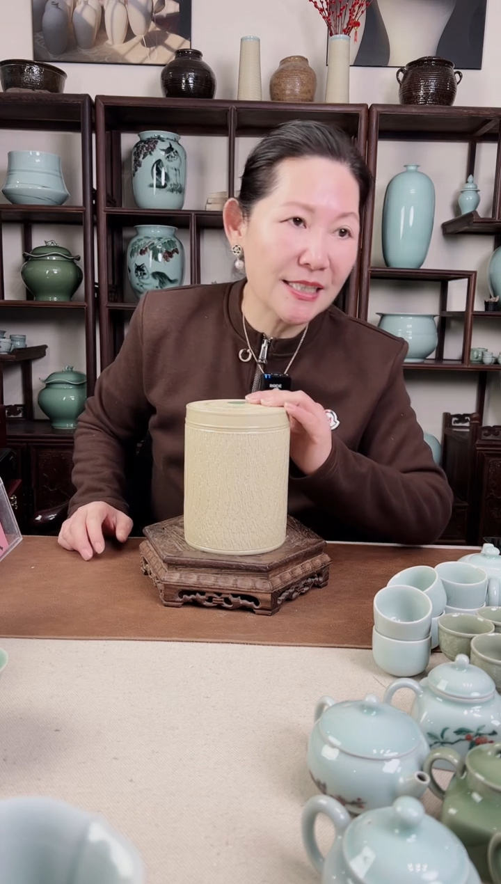 【闪购商品】纯手工 草木灰 直筒盖罐