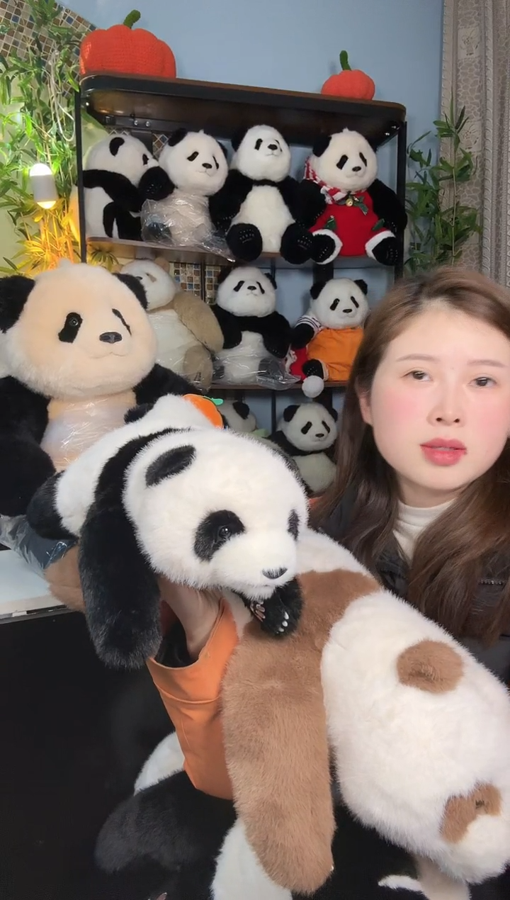 毛绒38厘米趴趴花