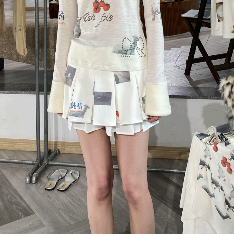 【LOCAT】Ash pie  学院百褶裙裤  A25AWSK03HO