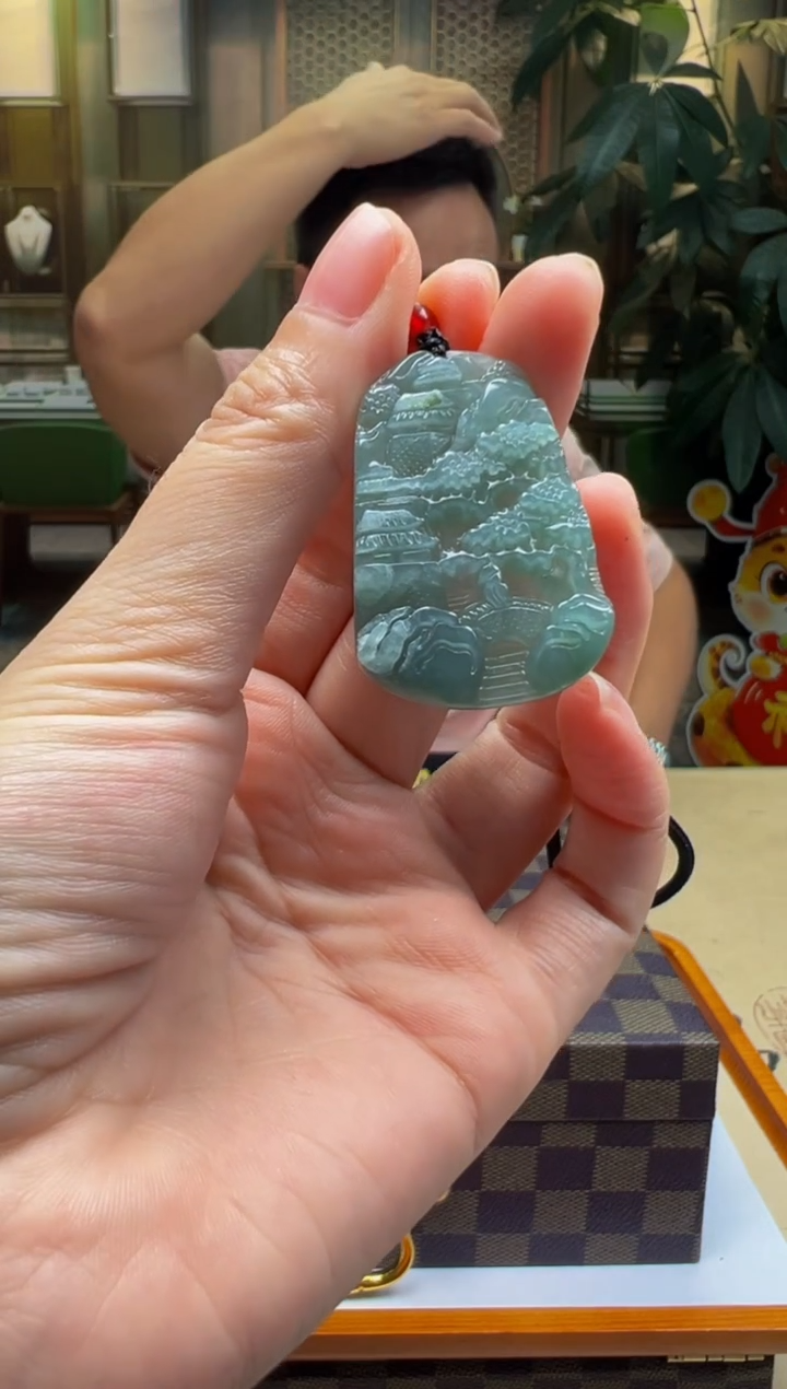 翡翠未镶嵌颈饰YY2025-6-23-45