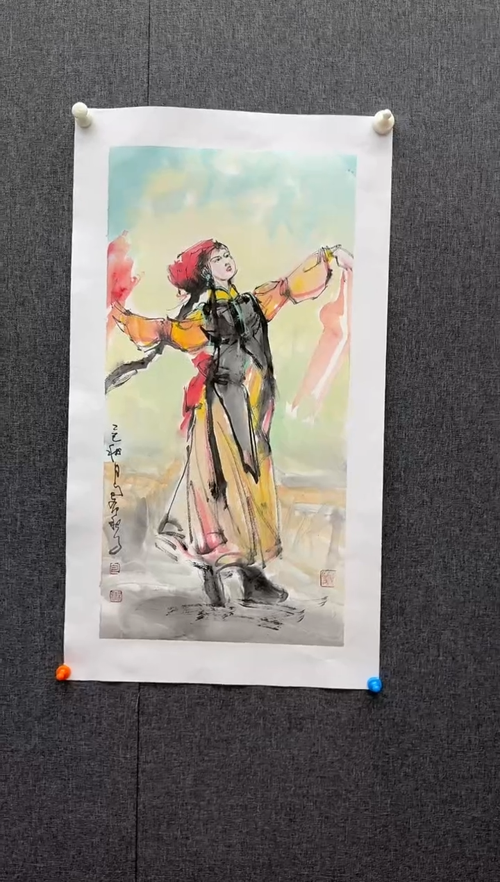 国画炳山艺术--包布和老师作品 