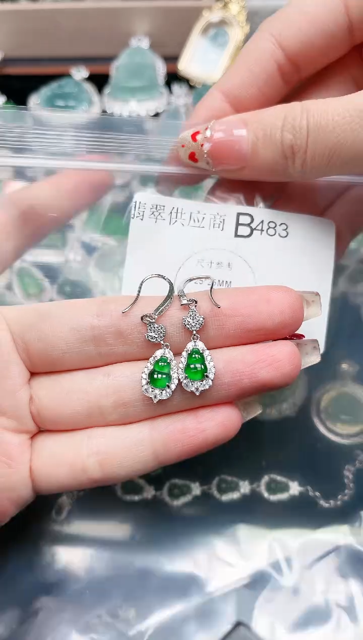 【闪购商品】翡翠颈饰未镶嵌483赠皮绳