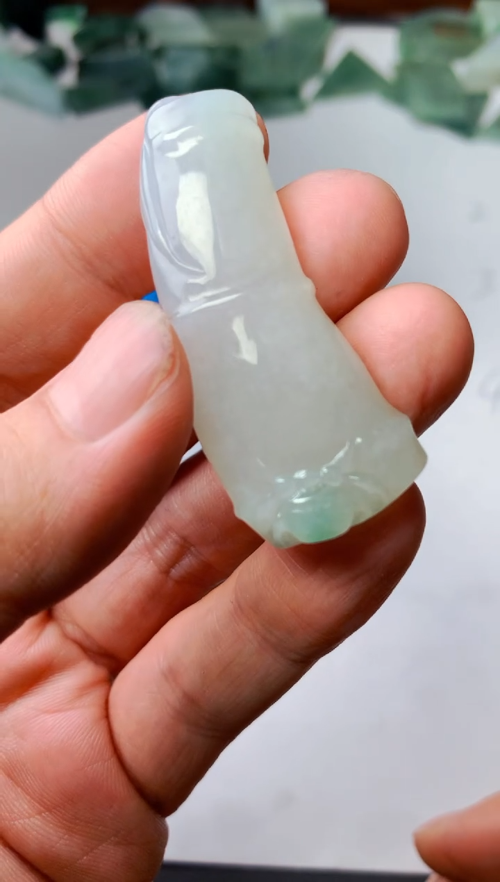 颈饰未镶嵌翡翠铭*#竹节