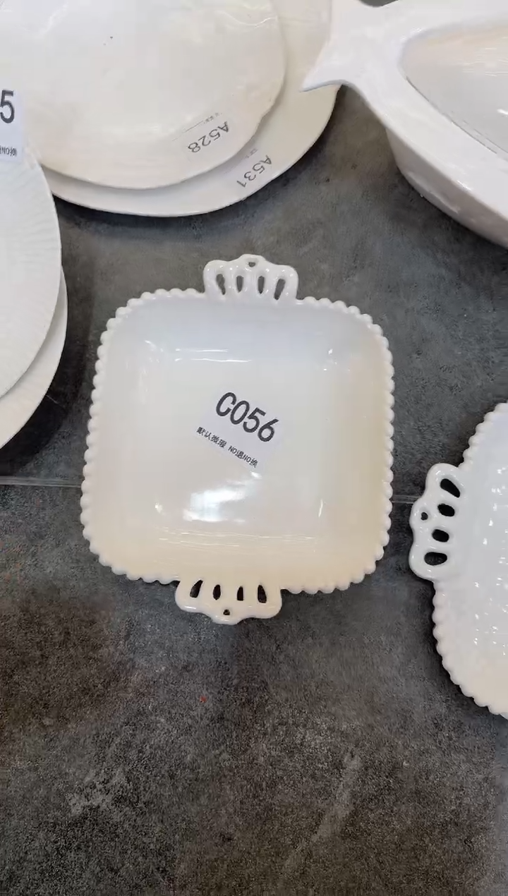 摆件陶C056   库存微瑕陶瓷餐具